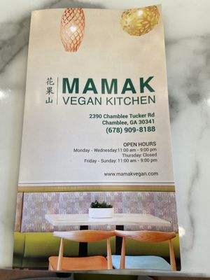   at Mamak Vegan Kitchen in Chamblee