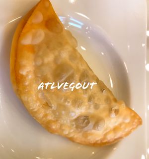 Curry pie  at Mamak Vegan Kitchen in Chamblee