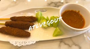 Beyond satay  at Mamak Vegan Kitchen in Chamblee