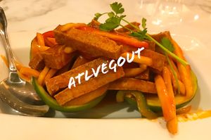 Mango tofu  at Mamak Vegan Kitchen in Chamblee