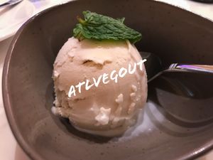 cardamon spice gelato at Mamak Vegan Kitchen in Chamblee