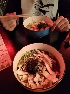 vegan ramen at HAHA in Paris