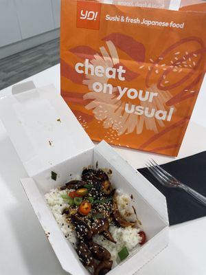   at YO! Sushi in Ashford