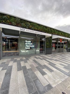 Take away entrance and Restaurant at YO! Sushi in Ashford