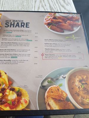 Vegan nacho at Mugg & Bean in Hartbeespoort