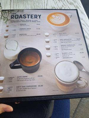 Coffe at Mugg & Bean in Hartbeespoort