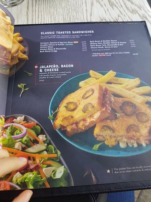 Vegan sandwhich at Mugg & Bean in Hartbeespoort