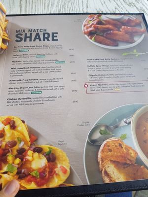 Vegan nacho at Mugg & Bean in Hartbeespoort