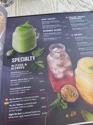 Drinks at Mugg & Bean in Hartbeespoort