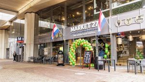 Vegan Bamboo Bar located within Market 27 at Vegan Bamboo Bar at Market 27 in Amsterdam