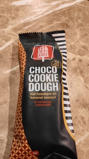 Choco cookie dough at Vegan Bamboo Bar at Market 27 in Amsterdam