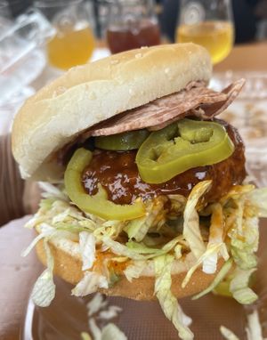 Mango Habanero with bacon  at Vuture Food in San Pedro