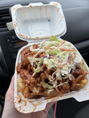 BBQ CHICK’N FRIES  at Vuture Food in San Pedro