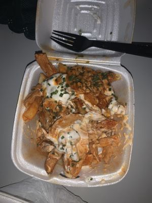 Loaded buffalo fries   at Vuture Food in San Pedro
