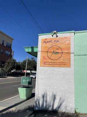 It’s so cute inside & out 😌 #Veganuary at Plantyful Sweets in San Antonio