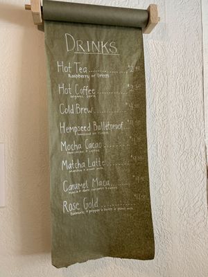 Drinks Menu  at Plantyful Sweets in San Antonio