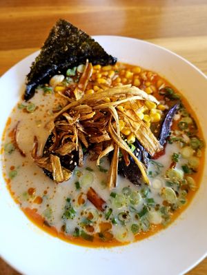 Vegan Tantanmen. Terrific! at Maru Ramen Bar in Elk Grove