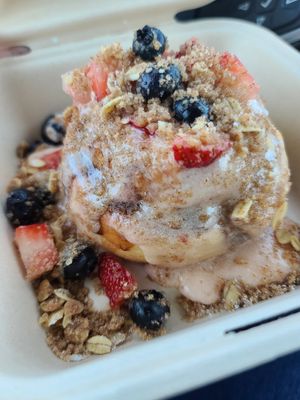 Breakfast in Bed Roll at Cinnaholic in San Antonio