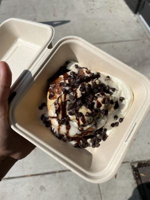 Cookie dough at Cinnaholic in San Antonio