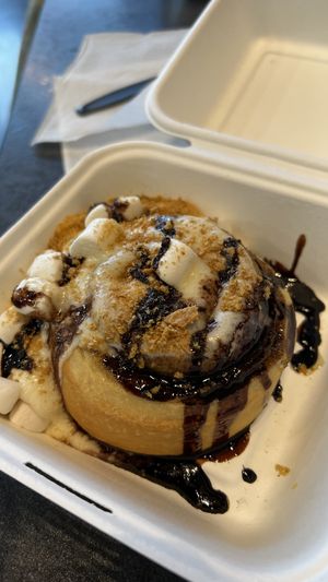 S’mores   at Cinnaholic in San Antonio