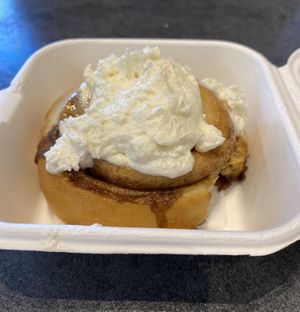 Old Skool cinnamon bun. Yum!!   at Cinnaholic in San Antonio