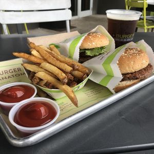 Beyond Meat Patty at BurgerFi in South Padre Island