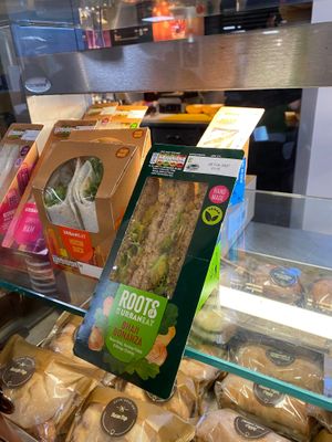 Indian inspired vegan sandwich at Costa Coffee in Ashford