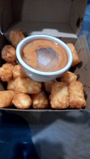 Hash tots at Burger Plant in Dunedin