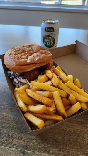 The Big Smoke Burger at Burger Plant in Dunedin