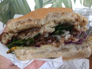 Chinatown Burger at Burger Plant in Dunedin