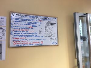 Menú example at Aqui O En Casa in Gran Canaria