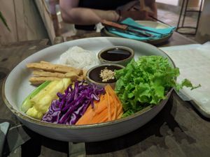 Summer rolls (A+) at Infinity in Con Dao