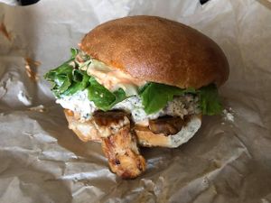 EZ Ryder Sandwich. Perfection! 💯 at Evolution Fast Food in San Diego