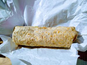 Cali burrito #Veganuary at Evolution Fast Food in San Diego