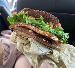 blta (no tomato)  at Evolution Fast Food in San Diego