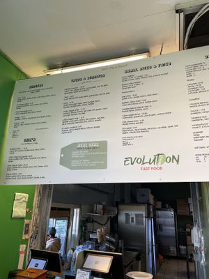   at Evolution Fast Food in San Diego