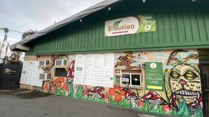 Drive thru!  at Evolution Fast Food in San Diego