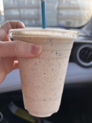 Cookies and cream milkshake   at Evolution Fast Food in San Diego