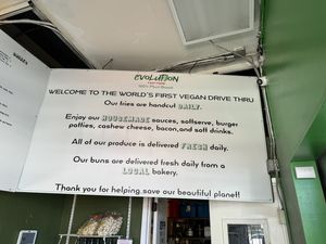 Inside  at Evolution Fast Food in San Diego