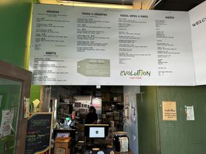 Inside  at Evolution Fast Food in San Diego