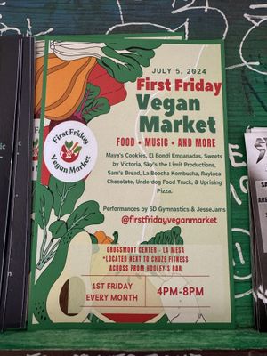 Leaflet  at Evolution Fast Food in San Diego