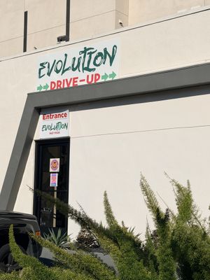 Entrance   at Evolution Fast Food in San Diego