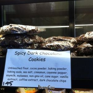 the best dark chocolate chip cookies !!!!! at Evolution Fast Food in San Diego