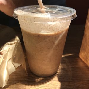 Cookies & cream shake (tasted like Snickerdoodle) at Evolution Fast Food in San Diego