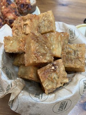 Hash browns  at Crwst in Cardigan