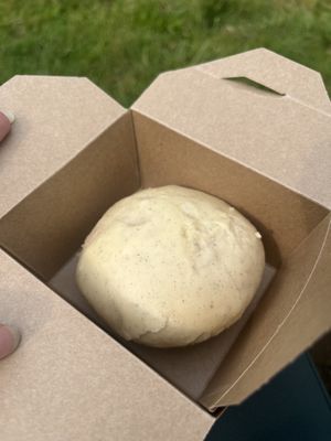 Vanilla doughnut   at Crwst in Cardigan