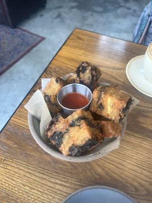 Seaweed hash browns   at Crwst in Cardigan