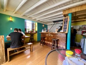 Interior at Coffee Romance in Quito