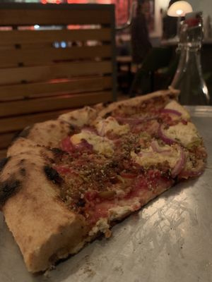 Vegan pizza   at Pearl's in Lexington