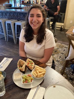 Falafel sandwich   at Hummus Kitchen - Murray Hill in New York City
